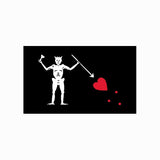 HULIANFU   Yehoy hangiing 90x150cm Skull and Cross Crossbones Sabres Swords Jolly Roger pirate Dead Man  Chest Flags