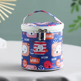 HULIANFU Onuobao Insulated Soup Cup Bag,WaterProof&amp;Cooler&amp;Thermal Round Breakfast Cup Tote for Men Women Work School Shopping Outdoor