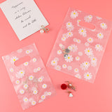 HULIANFU Small Plastic Bag for Jewelry/Earrings/Scarf/Socks Little Daisy Wedding Gift Bags Mini Packaging Bags for Business 25pcs/lot