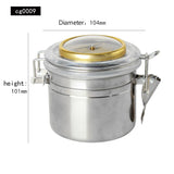 HULIANFU MUXIANG Tobacco Humidor Humidifier Cigar Humidor Jar Tobacco Pipes Smoking Accessories Humidor Box Travel Stainless Steel Gift
