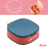 HULIANFU Pill Box Wheat Sealed 8 Grids Pill Container Organizer Health Care Drug Travel Divider 7 Day Pill Storage Bag Travel Pill Cases