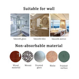 HULIANFU Reusable Vacuum Strong Suction Cup Towel Bars Ring Kitchen Punch Free Towel Hook Storage Shelf Bathroom Towel Holder Sticker