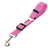 HULIANFU Pet Supplies Car Seat Belt Dog Seat Belt Dog Leash Vehicle Belt Adjustable Cushioning Elastic Reflective Safety Rope for Dog Cat