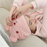 HULIANFU Lovely Cat Hair Drying Cap Bath Towel Microfiber Shower Sleeping Hat Wrapped Towels Bathing Caps For Women Bathroom Accessories