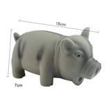 HULIANFU Pets Dog Toys Screaming Chicken Squeeze Sound Toy Rubber Pig Duck Squeaky Chew Bite Resistant Toy Puppy Training Interactive