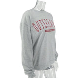 Gray Streetwear Loose Casual Woman Hoodie O Neck Pullovers Long Sleeve Autumn Elastic Women Sweatshirt Tops  Fashion
