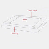 HULIANFU  WOSTAR Flannel winter warm elastic band fitted sheet mattress protector cover super soft cozy king size bed sheet and pillowcase