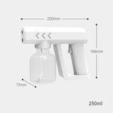 HULIANFU K5 Nano Spray Gun Sanitizer Sprayers USB Rechargeable Handheld Steam Disinfection Sprayer Gun Humidifier for Home Garden
