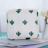 HULIANFU Waterproof Tampon Storage Bag Cute Sanitary Pad Pouches Portable Makeup Lipstick Key Earphone Data Cables Organizer Home Storage