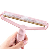 HULIANFU Pet Hair Remover Brush Portable Lint Remover Hair Brush Fuzz Fabric Shaver Brush Dog Grooming Tool Wooden Cat Brush Dog Supplies