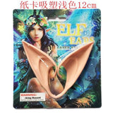 HULIANFU Party Decoration Latex Ears Fairy Cosplay Costume Accessories Angel Elven Elf Ears Photo Props Adult Kids Toys Halloween Supply