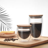 HULIANFU JANKNG Heat-Resistant Double Wall Glass Cup Beer Coffee Cup Set Handmade Beer Tumbler Mug Tea Whiskey Mugs Transparent Drinkware