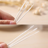 HULIANFU Toothpick 50 Pieces Double Superfine Tooth Stick Dental Brush Bamboo Stick Dental Oral Care Clean Teeth Food Residue toothpick