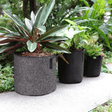 HULIANFU Planting Bag Black/Grey Potato Fabric Vegetable Seedling  growing pot garden tools 1-15 Gallon Eco-Friendly Grow bag