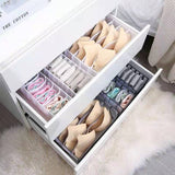 HULIANFU Underwear Bra Organizer Storage Box Drawer Closet Organizers Divider Boxes For Underwear Scarves Socks Bra