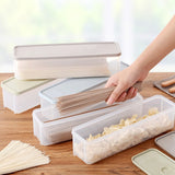 HULIANFU Large Capacity Noodle Storage Box Spaghetti Container With Lid PP Kitchen Food Storage Jar Fresh-keeping Case Kitchen organizer