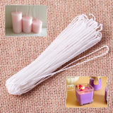 HULIANFU White 5/9 Metres of Braided Cotton Core Waxed Candle Making Wicks for Candle DIY Making