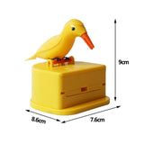 HULIANFU New Small Bird Toothpick Container Automatic Toothpick Dispenser Toothpick Holder Home Decoration Kitchen Accessories