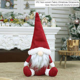 HULIANFU Santa Claus Christmas Doll Merry Christmas Decorations for Home Elk Christmas Ornaments Xmas Tree Decor  Navidad Natal Gifts