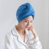 HULIANFU Shower Wrap Hair Drying Cap Super Absorbent Quick-drying Shower Cap Dry Hair Towel Shampoo Towel Pack Turban Cooling Towel