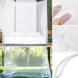 HULIANFU Outdoor Insect Tent Travel Repellent Tent Camping Mosquito Net Indoor Insect Reject 4 Corner Post Canopy Curtain Bed Hanging Bed