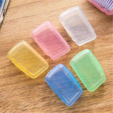HULIANFU Travel Accessories Toothbrush Tube Cover Case Cap Fashion Plastic Suitcase Holder Baggage Boarding Portable Bathroom Accessories