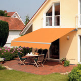 HULIANFU Waterproof Sun Shade Polyester Square Rectangle Shade Sail Garden Terrace Canopy Swimming Camping Hiking Yard Sail Awning
