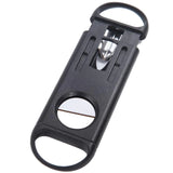 HULIANFU NEW Cigar Cutter Sharp Stainless Steel Cigar Guillotine Black Pocket V-Cut Cigar Accessories Scissors Drop Shipping