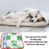 HULIANFU NEW Pet Dog Cat Waterproof Electric Heating Pad Body Winter Warmer Mat Bed Blanket Animals Bed Heater Accessories