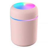 HULIANFU Portable USB Humidifier 300ml Ultrasonic Dazzle Cup Aroma Diffuser Cool Mist Maker Air Humidifier Purifier with Romantic Light