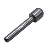 HULIANFU Toppuff Aluminum Alloy Metal Snuff Snorter Dispenser Nasal Tube 70MM Smoking Snuff Straw Sniffer Snorter Nasal Pipe Pocket Size
