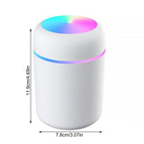 HULIANFU Portable 300ml Humidifier USB Ultrasonic Dazzle Cup Aroma Diffuser Cool Mist Maker Air Humidifier Purifier with Romantic Light