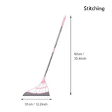 HULIANFU Magic Broom Rubber Hand Push Sweeper Floor Wiper Squeegee for Floor Cleaning Floor Squeegee Sweeping Brush Pet Hair Broom