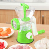 HULIANFU Meat Grinder Manual Processors Food Mincer Kitchen Machine Sausage Maker Stuffer Vegetable Chopper Blender Household  Enema Tool