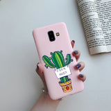 HULIANFU Phone Case for Cover Samsung Galaxy J6  case For Coque Fundas Samsung J6  J 6 Plus  Cases Silicone Soft Back Cover