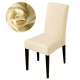 HULIANFU Solid color stretch Chair Cover Spandex Fabric seat Chair Covers restaurant Hotel Party Banquet Slipcovers home decoration event