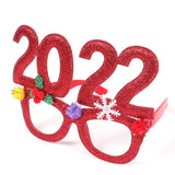 HULIANFU 2023 Christmas Headbands Christmas Tree Reindeer Antlers Hairband Xmas Party Kids Hairhoop  Christmas Glasses Photo Booth Props
