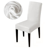 HULIANFU Solid color stretch Chair Cover Spandex Fabric seat Chair Covers restaurant Hotel Party Banquet Slipcovers home decoration event