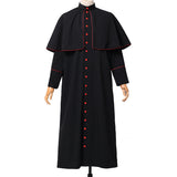 Clergy Men Cassock Priest Costume Bishop Roman Catholic Church Soutane Pope Pastor Father Mass Missionary Robes Outfit