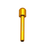 HULIANFU Toppuff Aluminum Alloy Metal Snuff Snorter Dispenser Nasal Tube 70MM Smoking Snuff Straw Sniffer Snorter Nasal Pipe Pocket Size
