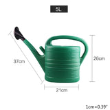 HULIANFU OOTDTY Garden Watering Can with Long Mouth Handle Large Capacity 5/8L Watering Kettle Sprinkler for Indoor Outdoor Flower Plants
