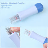 HULIANFU MIUSIE 16/25 Color Needle Felting Kit Wool Felting Tools Handmade Felt Needle Set 7pcs Pack Felting Fabric Materials Accessories