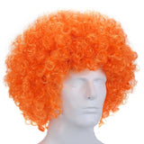 HULIANFU Round Curly Wig Carnival Children Adult Explosion Hair Hat Children  Day Party Accessories Fluffy Funny Clown Fans Hairstyle