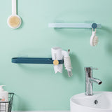 HULIANFU Towel Rack Free Punching Toilet Multifunctional Bathroom Rack Single Towel Bar Toilet Wall-mounted Storage Rack
