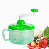 HULIANFU NEW Powerful Manual Meat Grinder Hand-power Food Chopper Mincer Mixer Blender to Chop Meat Fruit Vegetable Nuts Herbs
