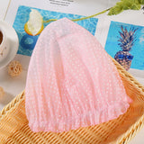 HULIANFU Waterproof Bath Hat Thickened Waterproof And Oil Fume Cap Women Spa Hair Salon Supplies Shower Cap Bathroom Accessories