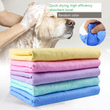 HULIANFU Rapid Water Absorption Pet Dog Cat Bath Towel Soft Cleaning Wipes Magic Hair Dry PVA Multifunction for House Car Pet Towel