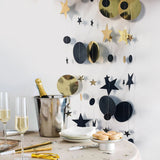 HULIANFU Merry Christmas Decorations for Home 4M Twinkle Star Paper Garland New Year  Noel ChristmasTree Ornaments Kerst  Navidad