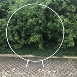 HULIANFU Metal Circle Round Arch Balloon Flower Iron Ring Background Arch Frame Stand Wedding Mariage Birthday Party Backdrop Decor