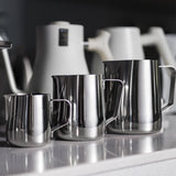 HULIANFU Stainless Steel Milk Frothing Pitcher Espresso Coffee Barista Craft Latte Cappuccino Milk Cream Cup Frothing Jug Pitcher